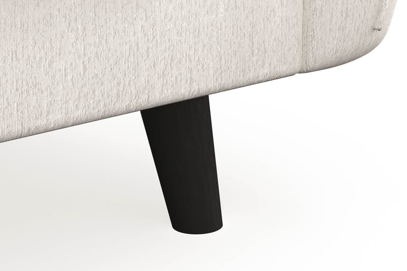 Trend Lyx 3-sits Sammetssoffa - Krämvit - Möbler - Soffa - 3 sits soffa