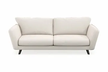 Trend Lyx 3-sits Sammetssoffa - Krämvit - Möbler - Soffa - 3 sits soffa