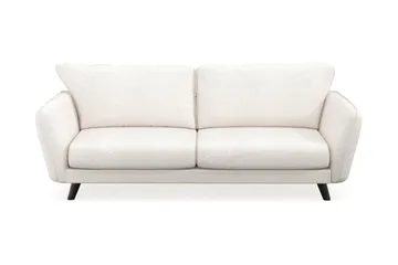Trend Lyx 3-sits Soffa i Bouclé - Vit - Möbler - Soffa - 3 sits soffa