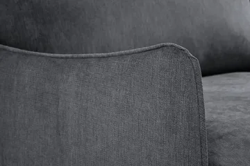 Trend Lyx 3-sits Soffa - Mörkgrå/Ek - Möbler - Soffa - 3 sits soffa