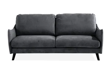 Trend Lyx 3-sits Soffa - Mörkgrå/Svart - Möbler - Soffa - 3 sits soffa