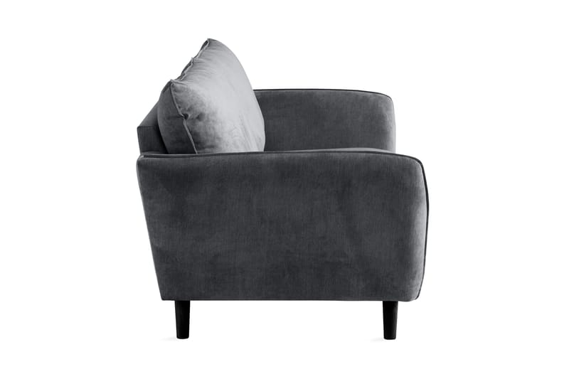 Trend Lyx 3-sits Tygsoffa - Mörkgrå - Möbler - Soffa - 3 sits soffa