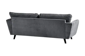 Trend Lyx 3-sits Tygsoffa - Mörkgrå - Möbler - Soffa - 3 sits soffa
