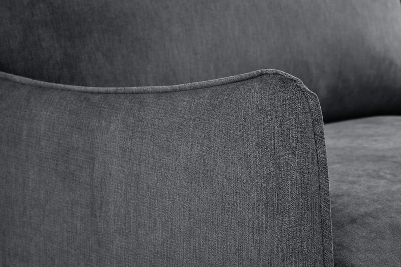 Trend Lyx 3-sits Tygsoffa - Mörkgrå - Möbler - Soffa - 3 sits soffa
