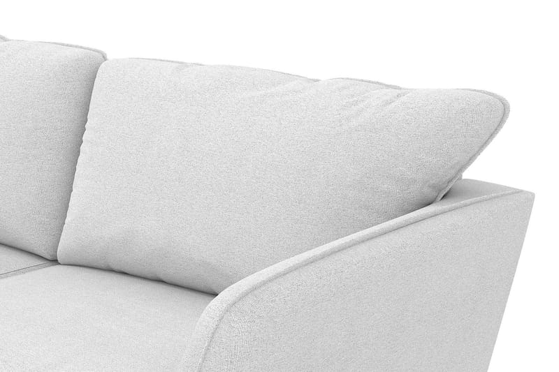 Trend Lyx 4-sits Högervänd U-formad Soffa med Divan och Schäslong i Tyg - Ljusgrå - Möbler - Soffa - U-soffa