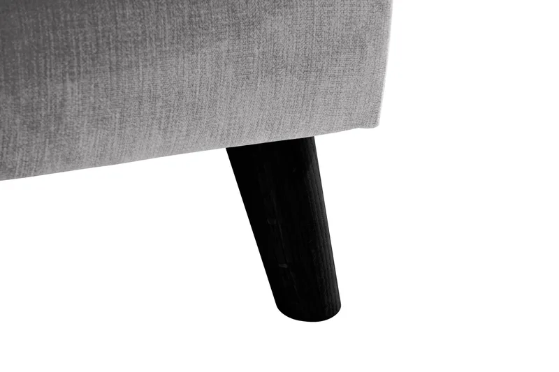 Trend Lyx 4-sits Högervänd U-formad Soffa med Divan och Schäslong i Tyg - Ljusgrå - Möbler - Soffa - U-soffa