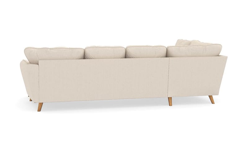 Trend Lyx 4-sits Vänstervänd U-formad Soffa med Divan och Schäslong i Manchester - Beige - Möbler - Soffa - U-soffa