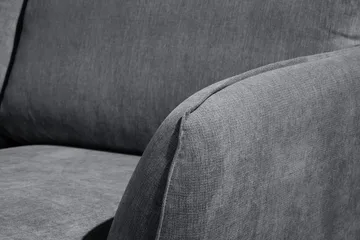 Trend Lyx 4-sits Vänstervänd U-formad Soffa med Divan och Schäslong i Tyg - Mörkgrå - Möbler - Soffa - U-soffa