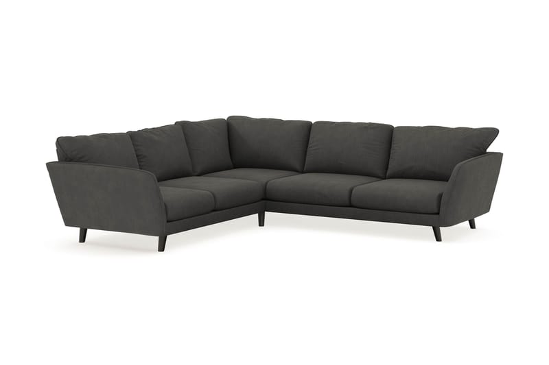 Trend Lyx 6-sits Vändbar L-formad Hörnsoffa i Manchester - Mörkgrå - Möbler - Soffa - Hörnsoffa