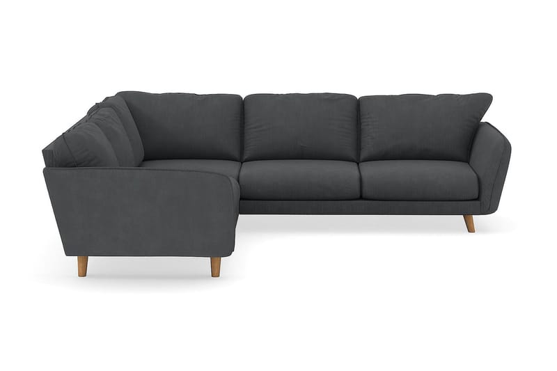 Trend Lyx 6-sits Vändbar L-formad Hörnsoffa i Manchester - Mörkgrå - Möbler - Soffa - Hörnsoffa