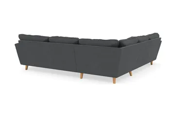 Trend Lyx 6-sits Vändbar L-formad Hörnsoffa i Manchester - Mörkgrå - Möbler - Soffa - Hörnsoffa