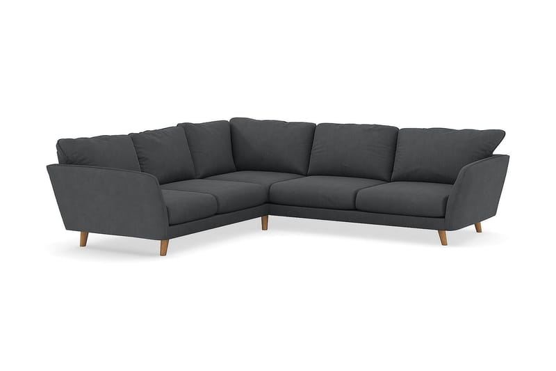 Trend Lyx 6-sits Vändbar L-formad Hörnsoffa i Manchester - Mörkgrå - Möbler - Soffa - Hörnsoffa