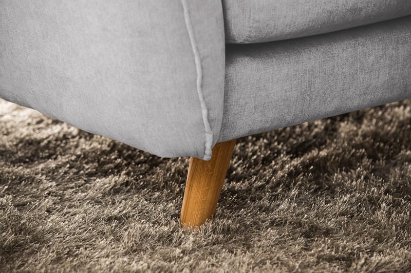 Trend Lyx 6-sits Vändbar L-formad Hörnsoffa i Tyg - Grå - Möbler - Soffa - Hörnsoffa