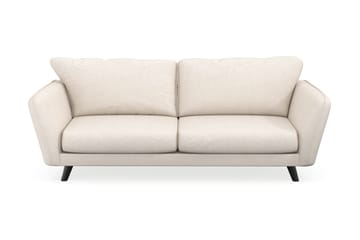 Trend Lyx Retro Soffa 194 cm i Tyg med Sluttande Ben - Benvit - Möbler - Soffa - 3 sits soffa