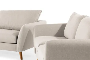 Trend Soffgrupp 3-sits + 2-sits Tygsoffa - Beige - Möbler - Soffa - Soffgrupp