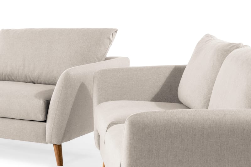 Trend Soffgrupp 3-sits + 2-sits Tygsoffa - Beige - Möbler - Soffa - Soffgrupp