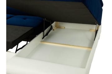 U-bäddsoffa Oertel - Vit/Grå - Möbler - Soffa - Skinnsoffa