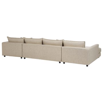 U-formad soffa Lilviken - Beige, svart - Möbler - Soffa - Hörnsoffa