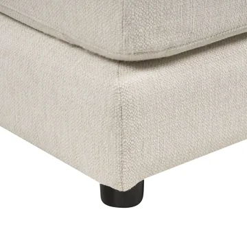 U-formad soffa Lilviken - Ljusbeige, svart - Möbler - Soffa - U-soffa