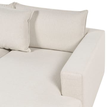 U-formad soffa Lilviken - Ljusbeige, svart - Möbler - Soffa - Hörnsoffa