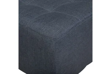 U-formad soffa med fotpall Aberdeen Grå/Silver - Grå/Silver - Möbler - Soffa - Soffgrupp