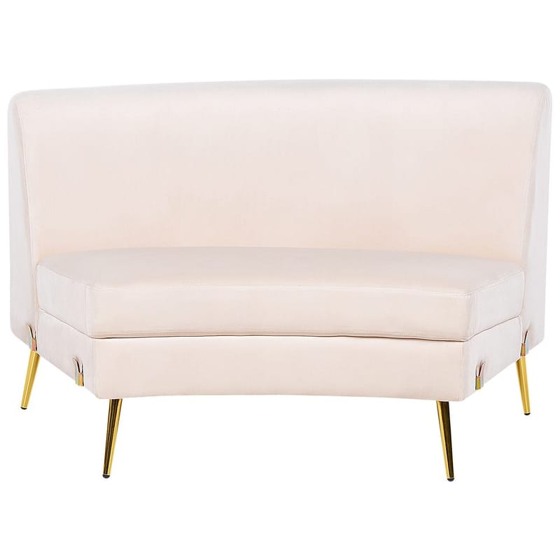U-formad soffa Moss - Beige, guld - Möbler - Soffa - 4 sits soffa