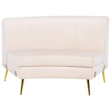 U-formad soffa Moss - Beige, guld - Möbler - Soffa - 4 sits soffa