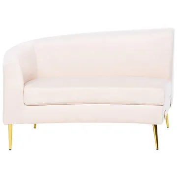 U-formad soffa Moss - Beige, guld - Möbler - Soffa - 4 sits soffa