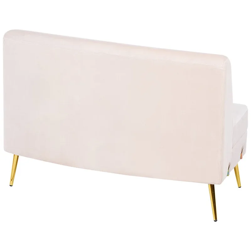 U-formad soffa Moss - Beige, guld - Möbler - Soffa - 4 sits soffa