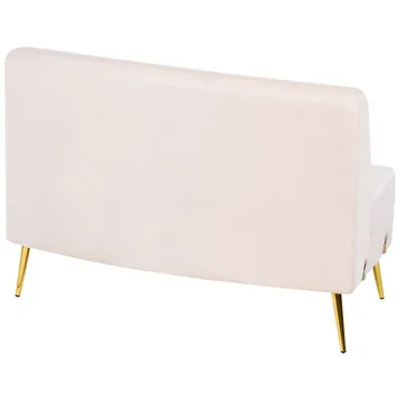U-formad soffa Moss - Beige, guld - Möbler - Soffa - 4 sits soffa