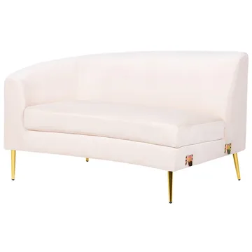 U-formad soffa Moss - Beige, guld - Möbler - Soffa - 4 sits soffa
