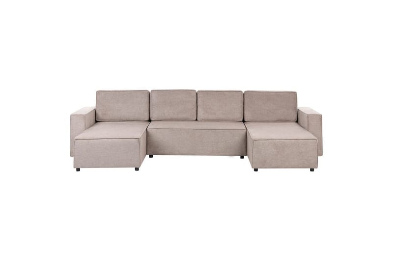 U-formad soffa Vatne Brun/Svart, Brun/Svart