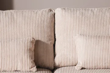 Copenhagen 5-sits Högervänd U-formad Large Soffa med Divan och Schäslong i Manchester - Beige - Möbler - Soffa - U-soffa