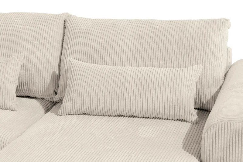 Copenhagen 5-sits Högervänd U-formad Large Soffa med Divan och Schäslong i Manchester - Beige - Möbler - Soffa - U-soffa