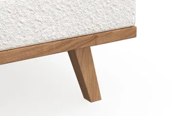Copenhagen 5-sits Högervänd U-formad Soffa med Divan och Schäslong i Bouclé - Vit - Möbler - Soffa - U-soffa