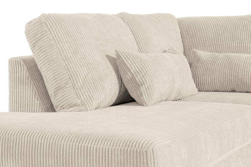 Copenhagen 5-sits Högervänd U-formad Soffa med Divan och Schäslong i Manchester - Beige - Möbler - Soffa - U-soffa