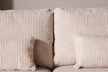Copenhagen 5-sits Högervänd U-formad Soffa med Divan och Schäslong i Manchester - Beige - Möbler - Soffa - U-soffa