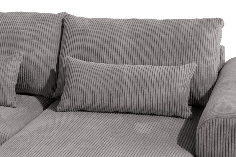 Copenhagen 5-sits Högervänd U-formad Soffa med Divan och Schäslong i Manchester - Mörkgrå - Möbler - Soffa - U-soffa
