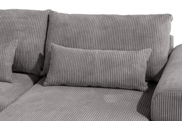 Copenhagen 5-sits Högervänd U-formad Soffa med Divan och Schäslong i Manchester - Mörkgrå - Möbler - Soffa - U-soffa