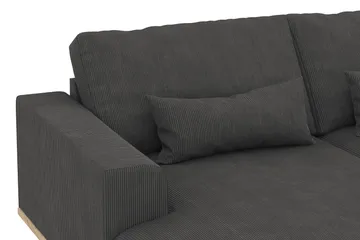 Copenhagen 5-sits Högervänd U-formad Soffa med Divan och Schäslong i Manchester - Mörkgrå - Möbler - Soffa - U-soffa