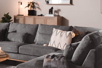 Copenhagen 5-sits Högervänd U-formad Soffa med Divan och Schäslong i Manchester - Mörkgrå - Möbler - Soffa - U-soffa