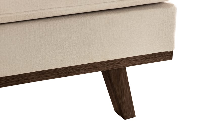 Copenhagen 5-sits Högervänd U-formad Soffa med Divan och Schäslong i Sammet - Beige - Möbler - Soffa - U-soffa