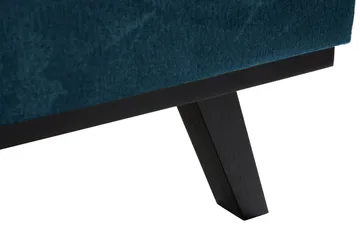 Copenhagen 5-sits Högervänd U-formad Soffa med Divan och Schäslong i Sammet - Blå - Möbler - Soffa - U-soffa