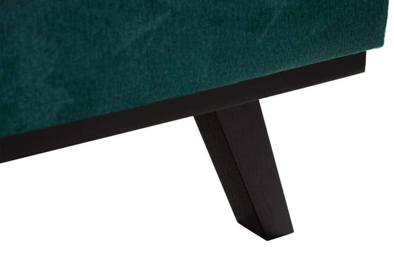 Copenhagen 5-sits Högervänd U-formad Soffa med Divan och Schäslong i Sammet - Grön - Möbler - Soffa - U-soffa