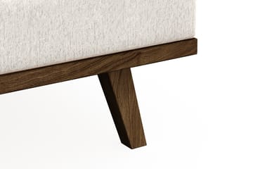 Copenhagen 5-sits Högervänd U-formad Soffa med Divan och Schäslong i Sammet - Krämvit - Möbler - Soffa - U-soffa