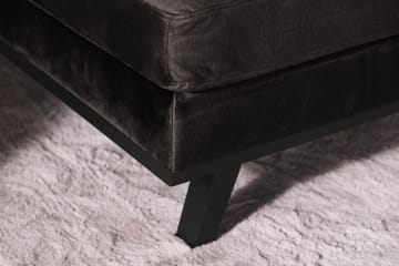 Copenhagen 5-sits Högervänd U-formad Soffa med Divan och Schäslong i Sammet - Mörkgrå - Möbler - Soffa - U-soffa