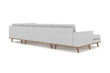 Copenhagen 5-sits Högervänd U-formad Soffa med Divan och Schäslong i Tyg - Grå - Möbler - Soffa - U-soffa
