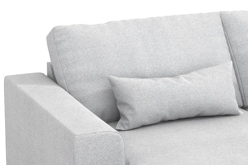 Copenhagen 5-sits Högervänd U-formad Soffa med Divan och Schäslong i Tyg - Ljusgrå - Möbler - Soffa - U-soffa