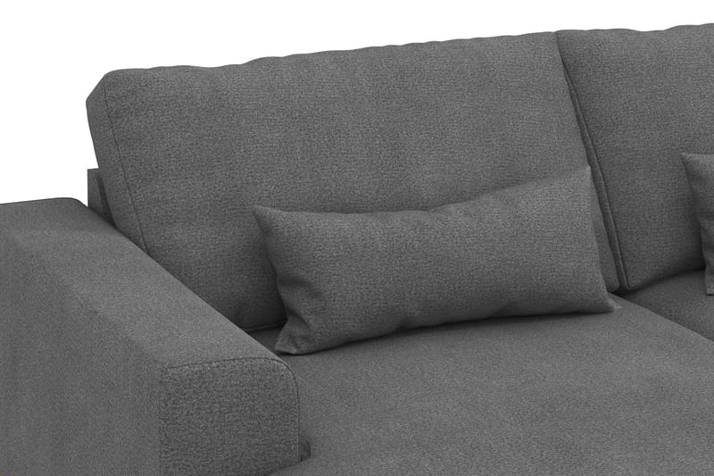 Copenhagen 5-sits Högervänd U-formad Soffa med Divan och Schäslong i Tyg - Mörkgrå - Möbler - Soffa - U-soffa