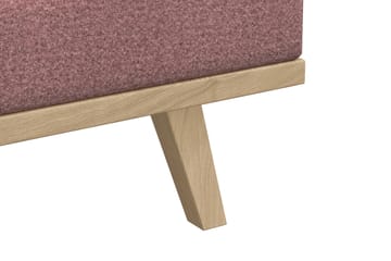 Copenhagen 5-sits Högervänd U-formad Soffa med Divan och Schäslong i Tyg - Rosa - Möbler - Soffa - U-soffa